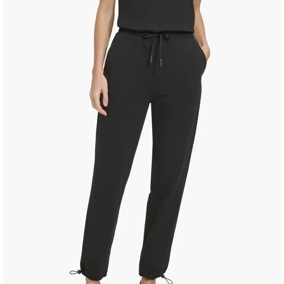 Andrew Marc Stretch Cotton Navy Jumpsuit L - Picture 3 of 11